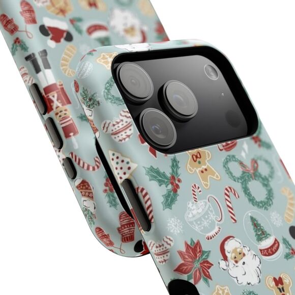 Disney Phone Case : Blue Gingerbread Collage Phone Case - MagSafe iPhone 16 Pro - Picture 3 of 5